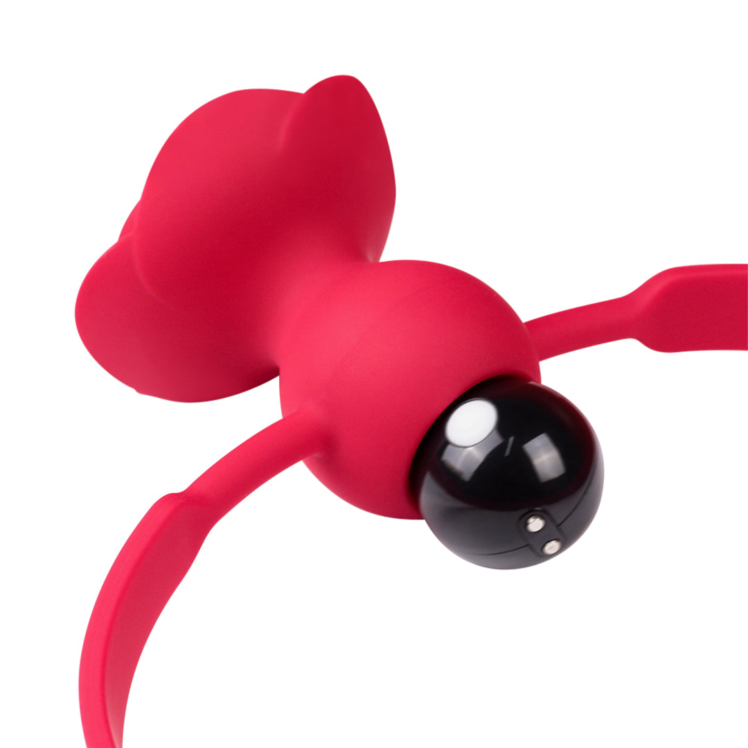 Vibrating Rose Mouth Ball - Multicolor