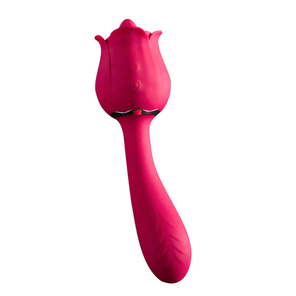 Rose Toy With Tongue Vibrator for Women - Pearlvibe